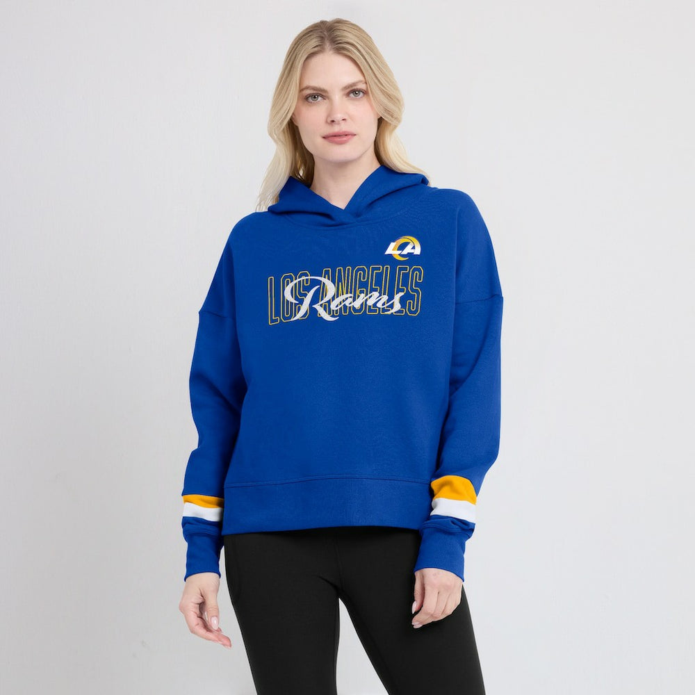 NFL Los Angeles Rams Women's Over Under Pullover Hoodie