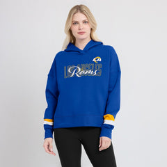 NFL Los Angeles Rams Women's Over Under Pullover Hoodie