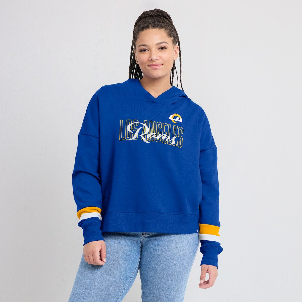 NFL Los Angeles Rams Women's Over Under Pullover Hoodie