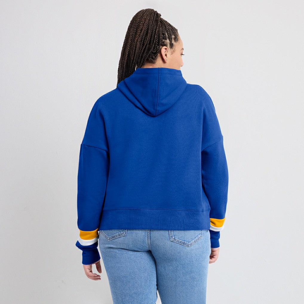 NFL Los Angeles Rams Women's Over Under Pullover Hoodie