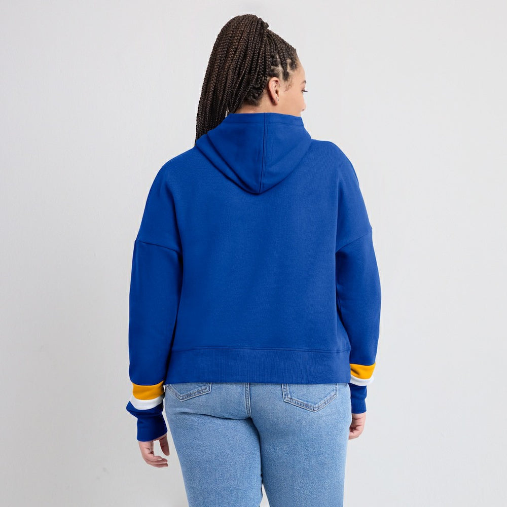 NFL Los Angeles Rams Women's Over Under Pullover Hoodie