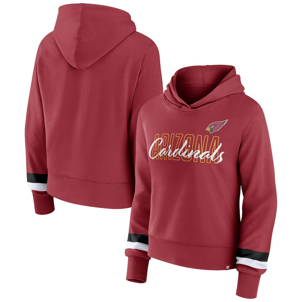 NFL Arizona Cardinals Women's Over Under Pullover Hoodie