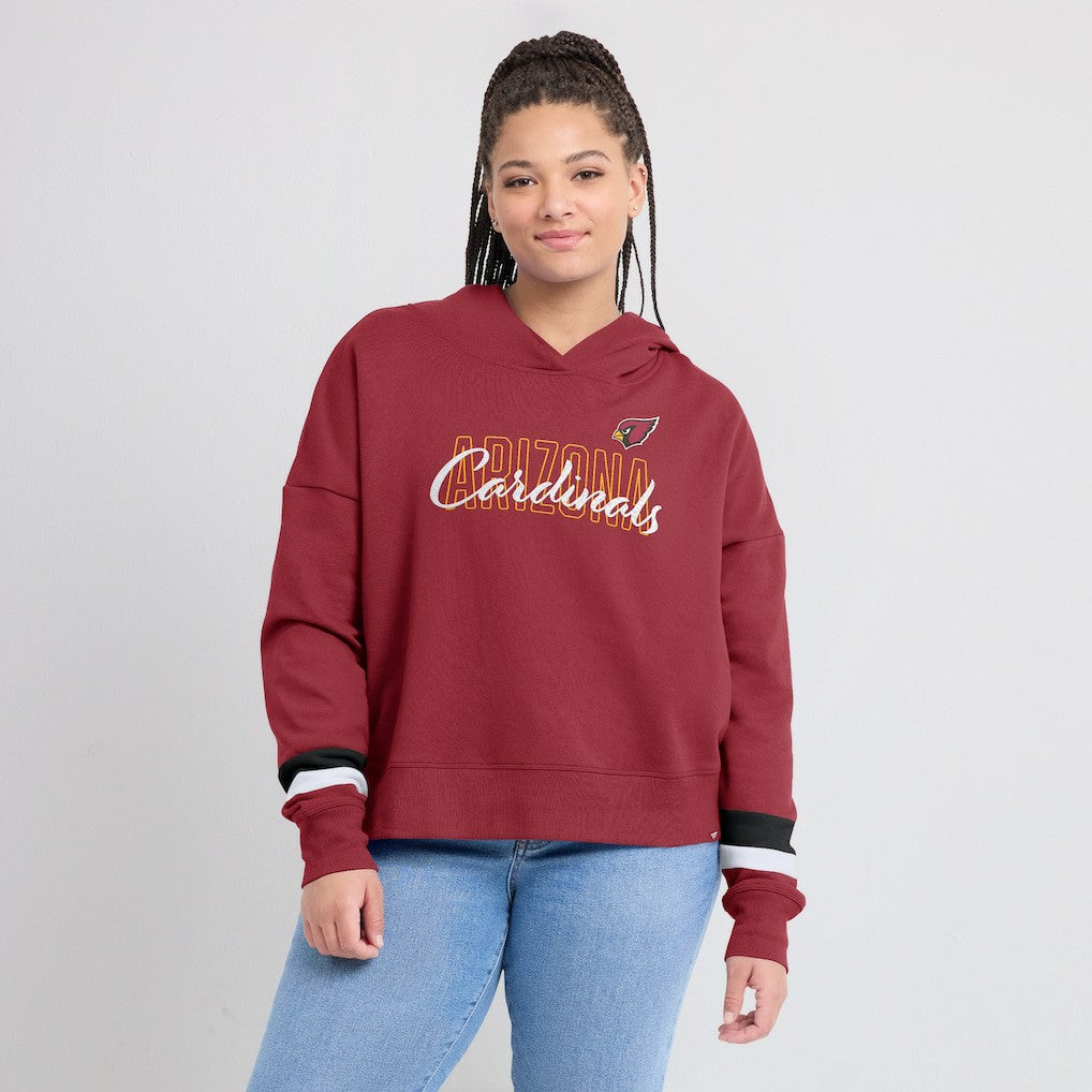 NFL Arizona Cardinals Women's Over Under Pullover Hoodie