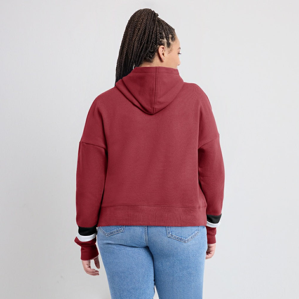NFL Arizona Cardinals Women's Over Under Pullover Hoodie
