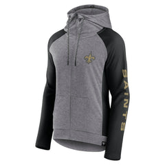 NFL New Orleans Saints Women's Blind Side Lightweight Full-Zip Hoodie