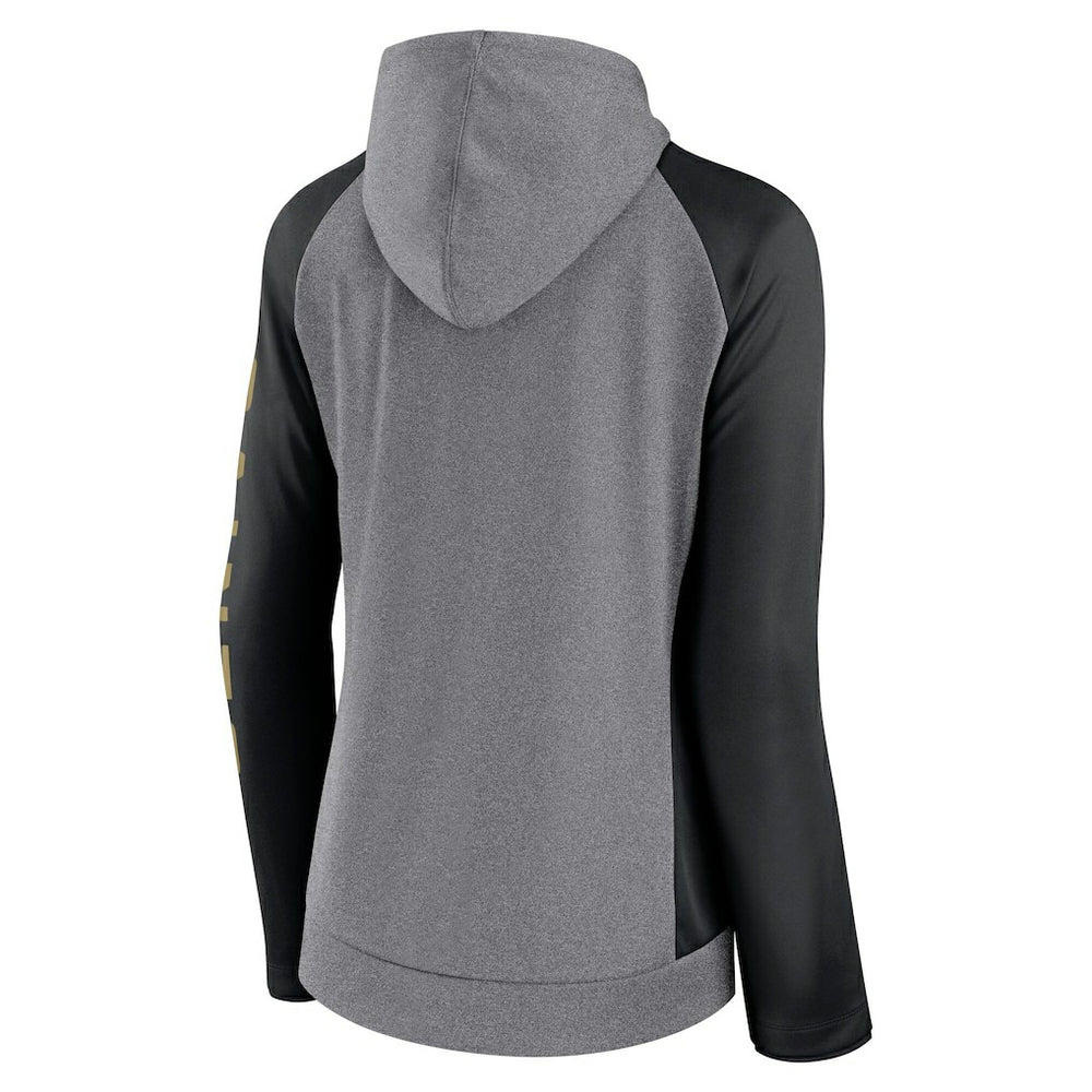 NFL New Orleans Saints Women's Blind Side Lightweight Full-Zip Hoodie