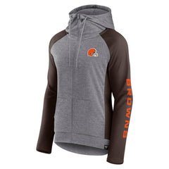NFL Cleveland Browns Women's Blind Side Lightweight Full-Zip Hoodie