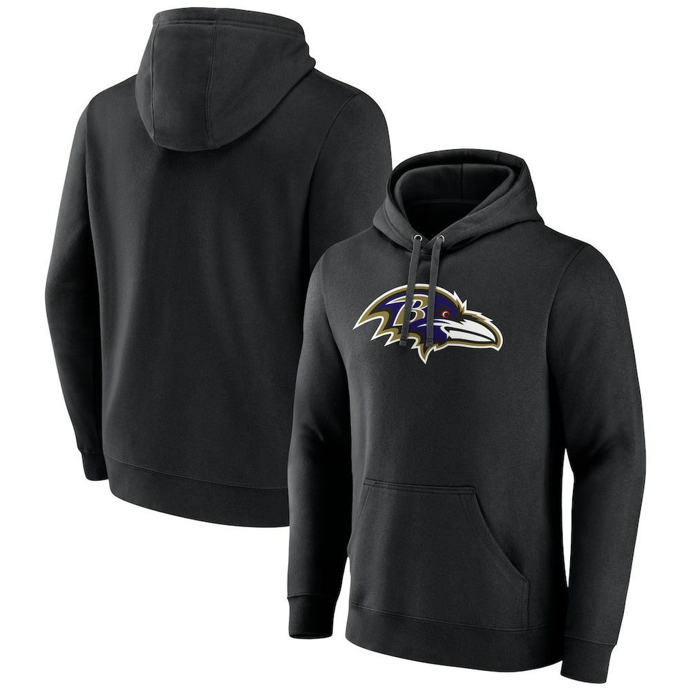 NFL Baltimore Ravens Primary Team Logo Fitted Pullover Hoodie
