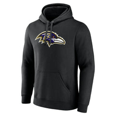 NFL Baltimore Ravens Primary Team Logo Fitted Pullover Hoodie