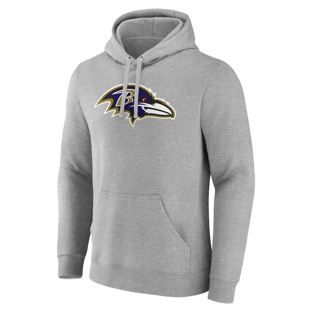 NFL Baltimore Ravens Primary Team Logo Fitted Pullover Hoodie