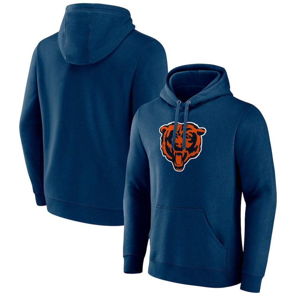 NFL Chicago Bears Primary Team Logo Fitted Pullover Hoodie