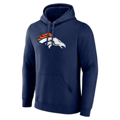 NFL Denver Broncos Primary Team Logo Fitted Pullover Hoodie