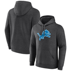 NFL Detroit Lions Primary Team Logo Fitted Pullover Hoodie