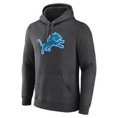 NFL Detroit Lions Primary Team Logo Fitted Pullover Hoodie