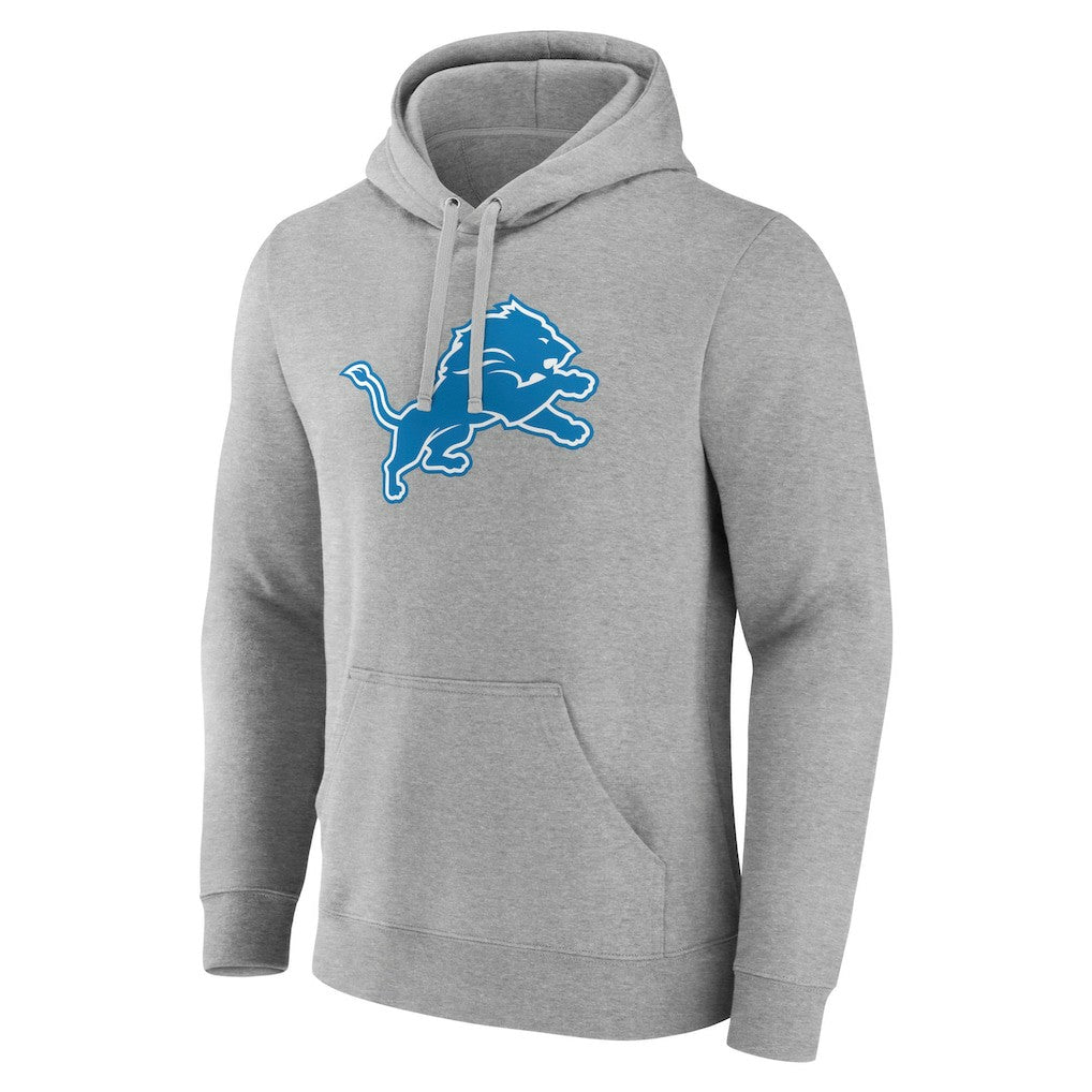 NFL Detroit Lions Primary Team Logo Fitted Pullover Hoodie