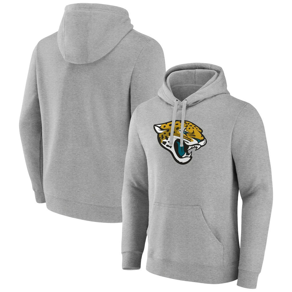 NFL Jacksonville Jaguars Primary Team Logo Fitted Pullover Hoodie