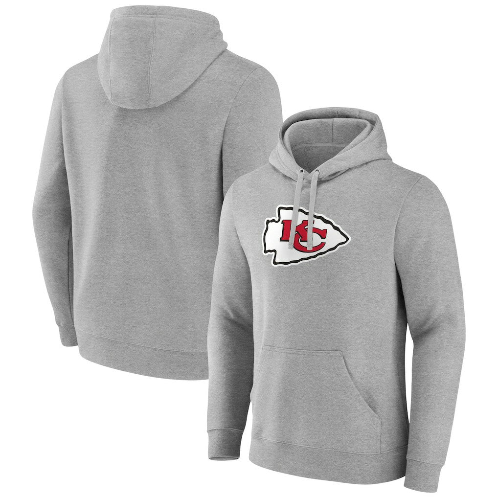 NFL Kansas City Chiefs Primary Team Logo Fitted Pullover Hoodie