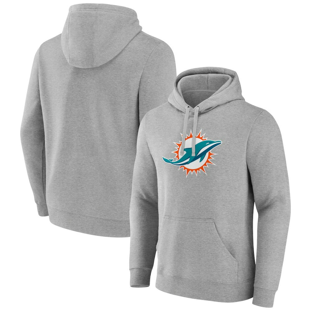 NFL Miami Dolphins Primary Team Logo Fitted Pullover Hoodie