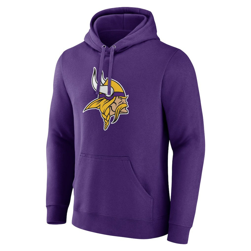 NFL Minnesota Vikings Primary Team Logo Fitted Pullover Hoodie