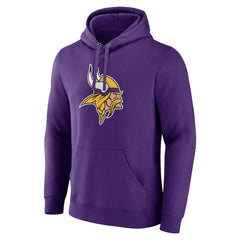 NFL Minnesota Vikings Primary Team Logo Fitted Pullover Hoodie