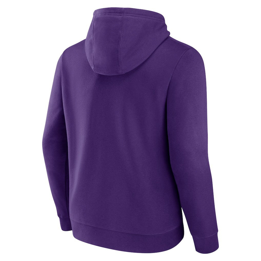 NFL Minnesota Vikings Primary Team Logo Fitted Pullover Hoodie