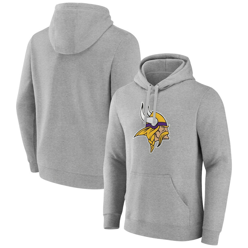 NFL Minnesota Vikings Primary Team Logo Fitted Pullover Hoodie