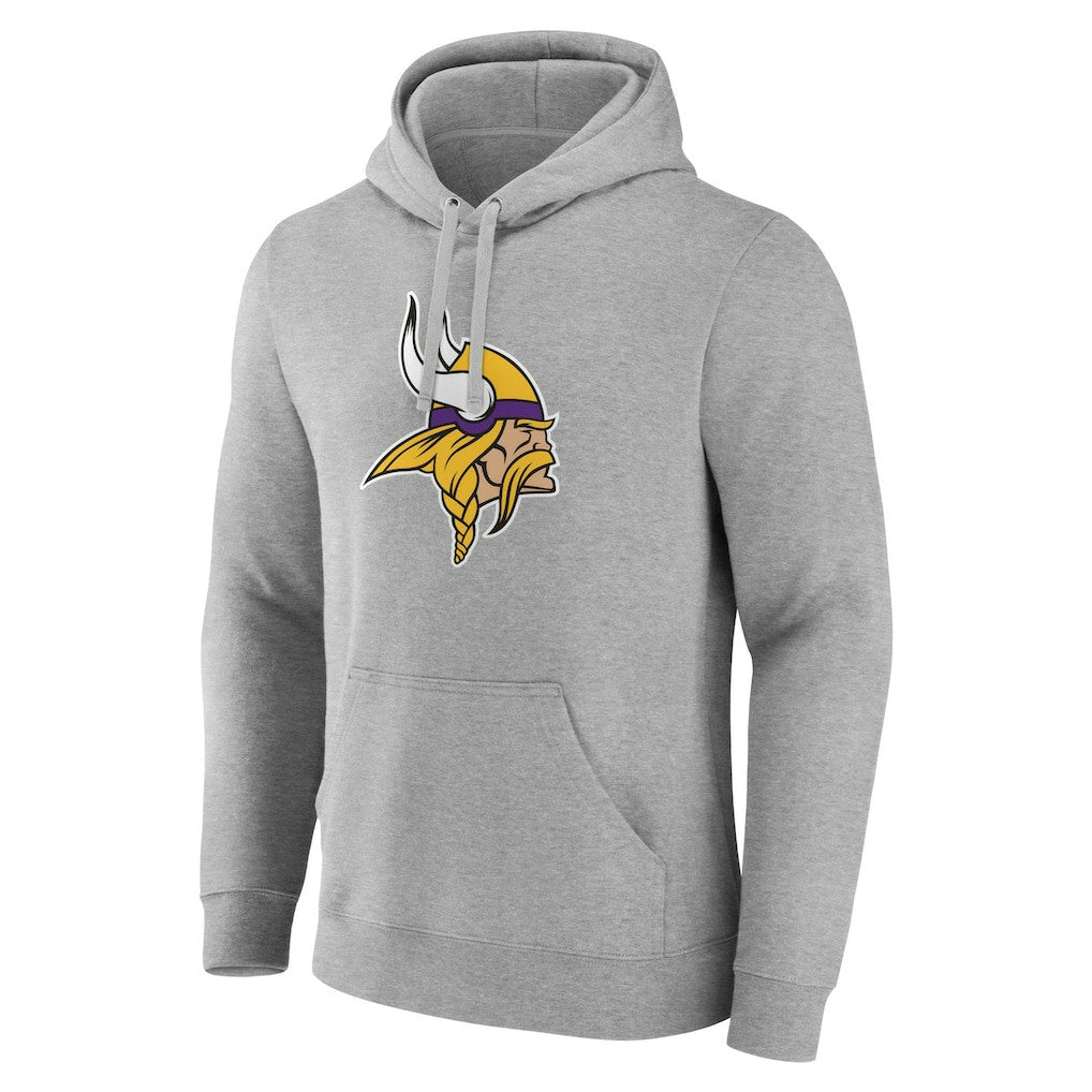 NFL Minnesota Vikings Primary Team Logo Fitted Pullover Hoodie