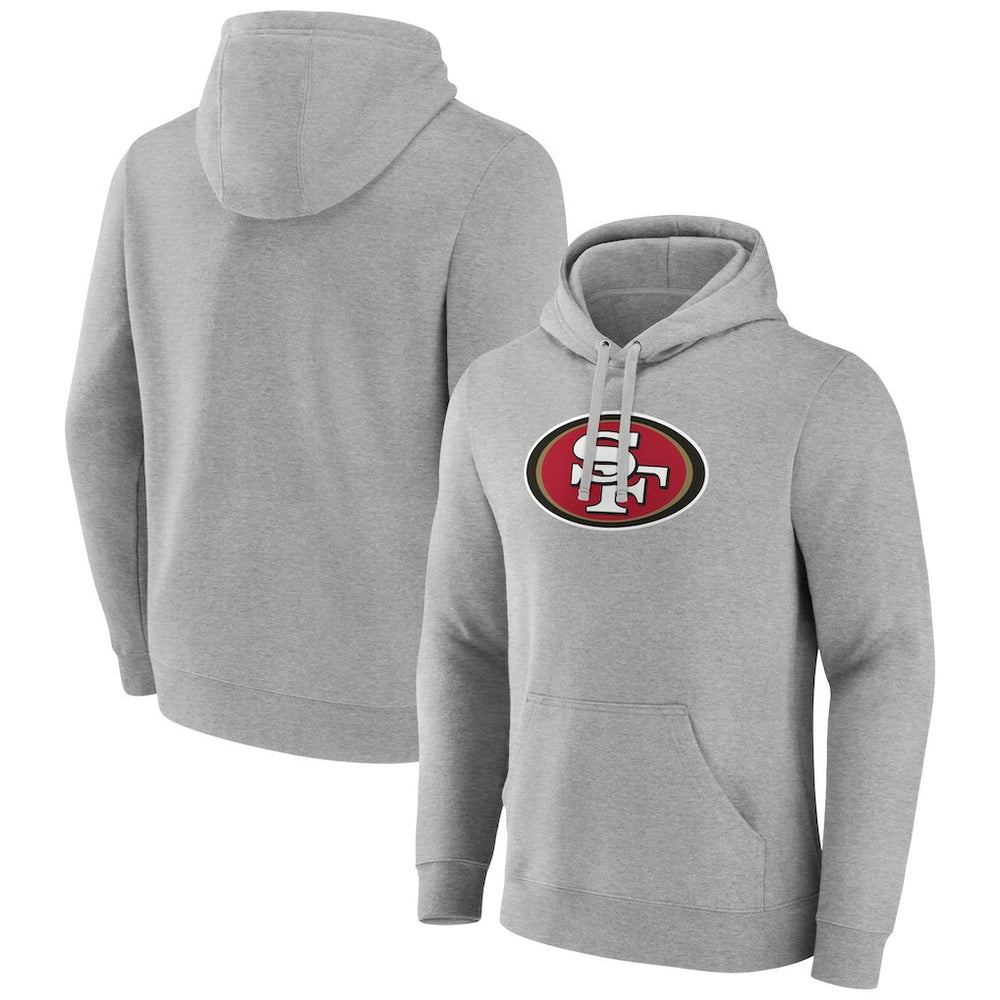 NFL San Francisco 49ers Primary Team Logo Fitted Pullover Hoodie