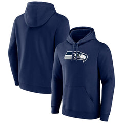NFL Seattle Seahawks Primary Team Logo Fitted Pullover Hoodie