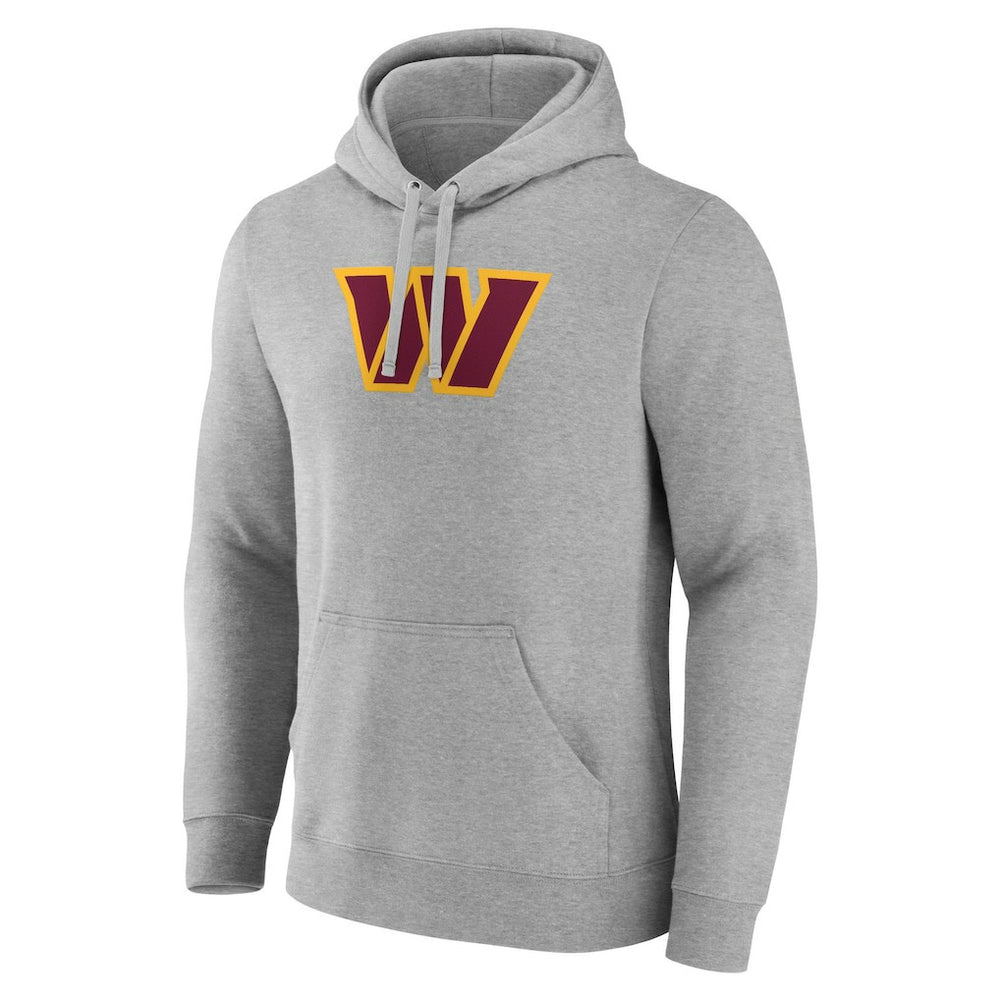 NFL Washington Commanders Primary Team Logo Fitted Pullover Hoodie