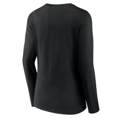 NFL Washington Commanders Women's Primary Team Logo Long Sleeve V-Neck T-Shirt