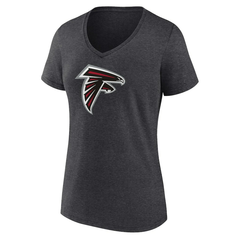 NFL Atlanta Falcons Women's Primary Team Logo V-Neck T-Shirt