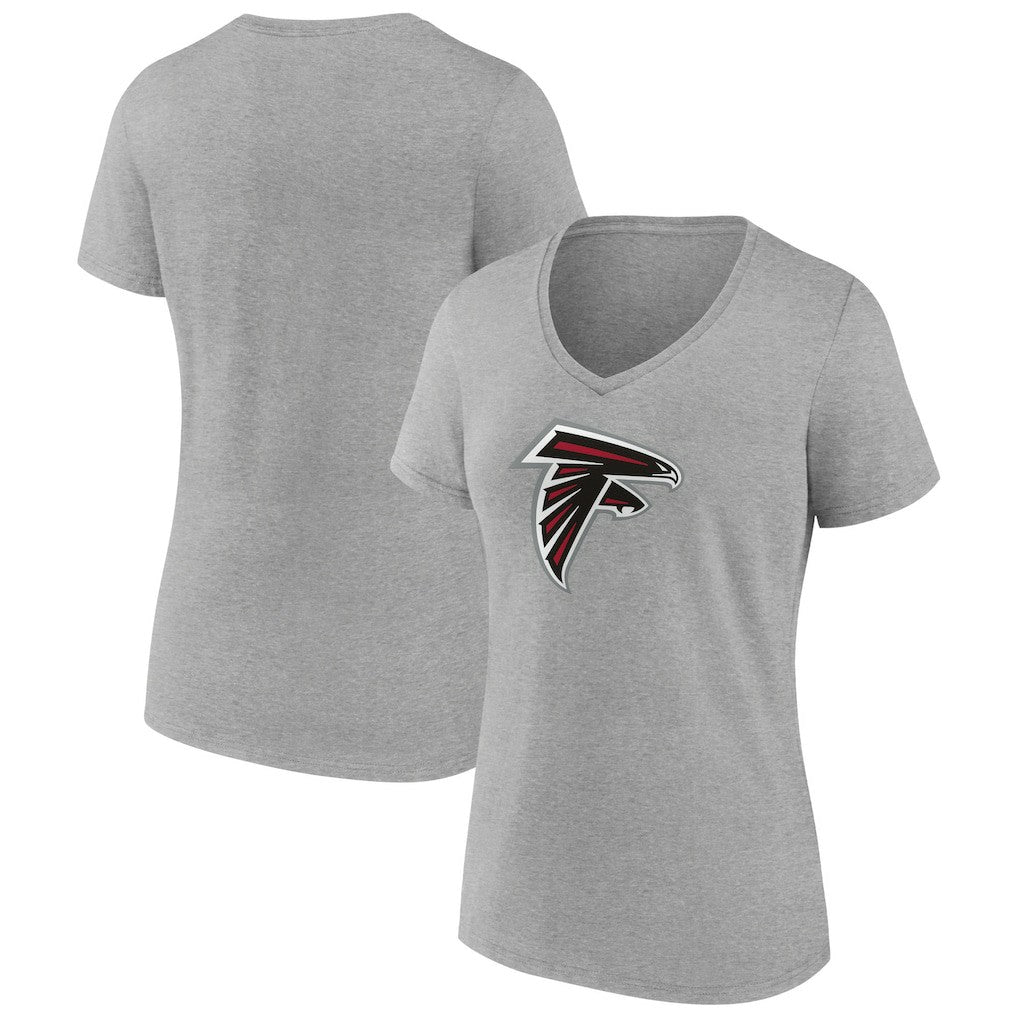 NFL Atlanta Falcons Women's Primary Team Logo V-Neck T-Shirt