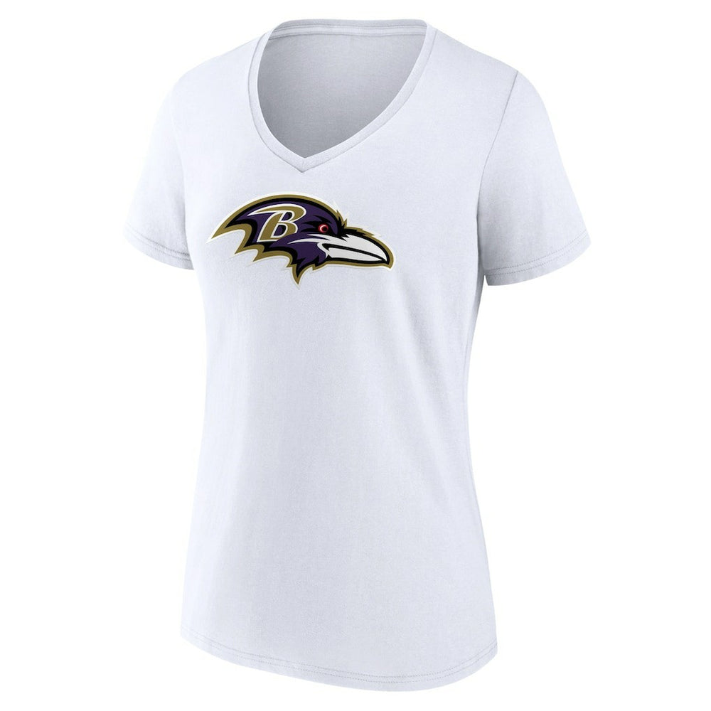 NFL Baltimore Ravens Women's Primary Team Logo V-Neck T-Shirt