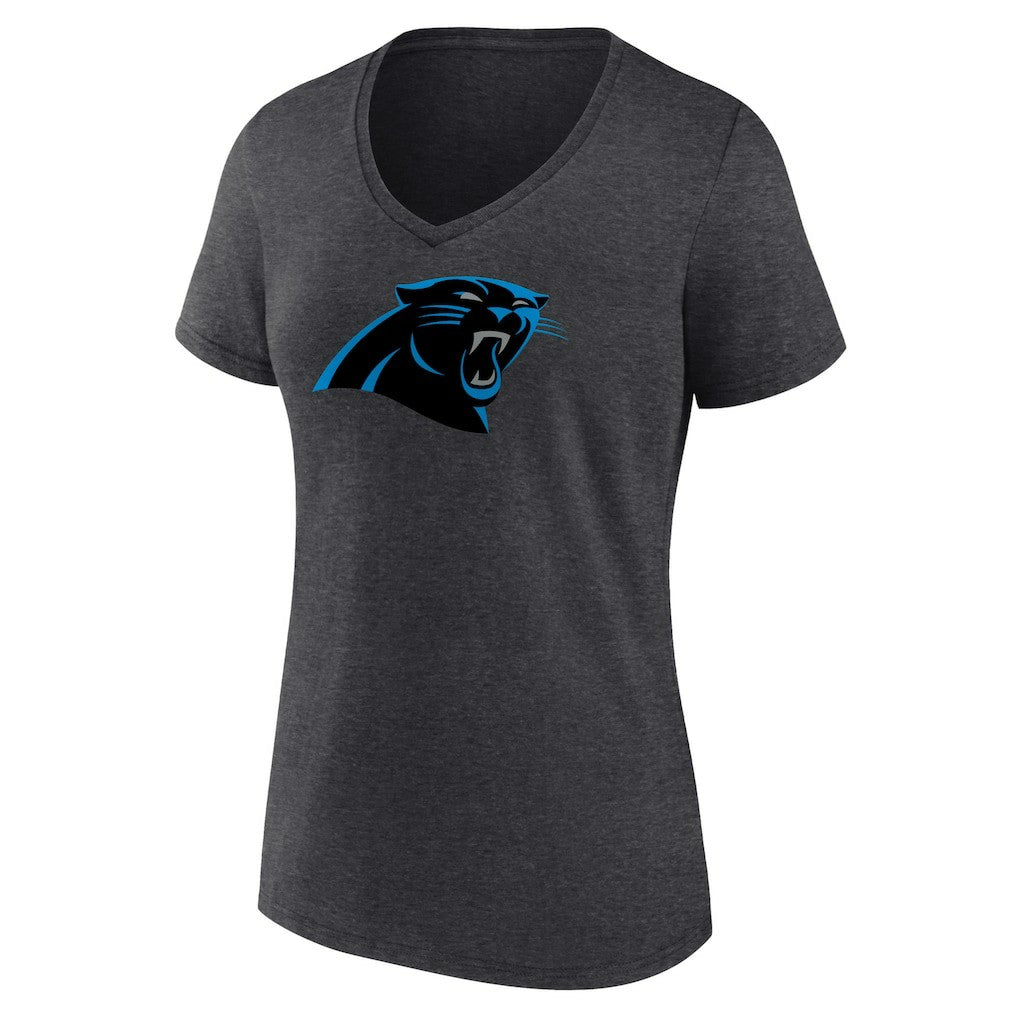 NFL Carolina Panthers Women's Primary Team Logo V-Neck T-Shirt