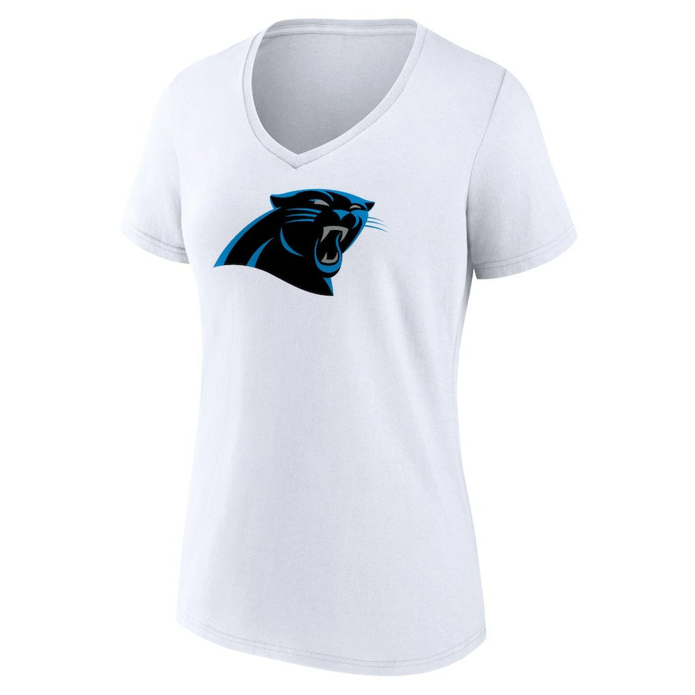 NFL Carolina Panthers Women's Primary Team Logo V-Neck T-Shirt
