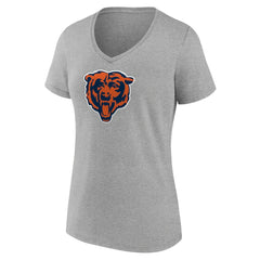 NFL Chicago Bears Women's Primary Team Logo V-Neck T-Shirt
