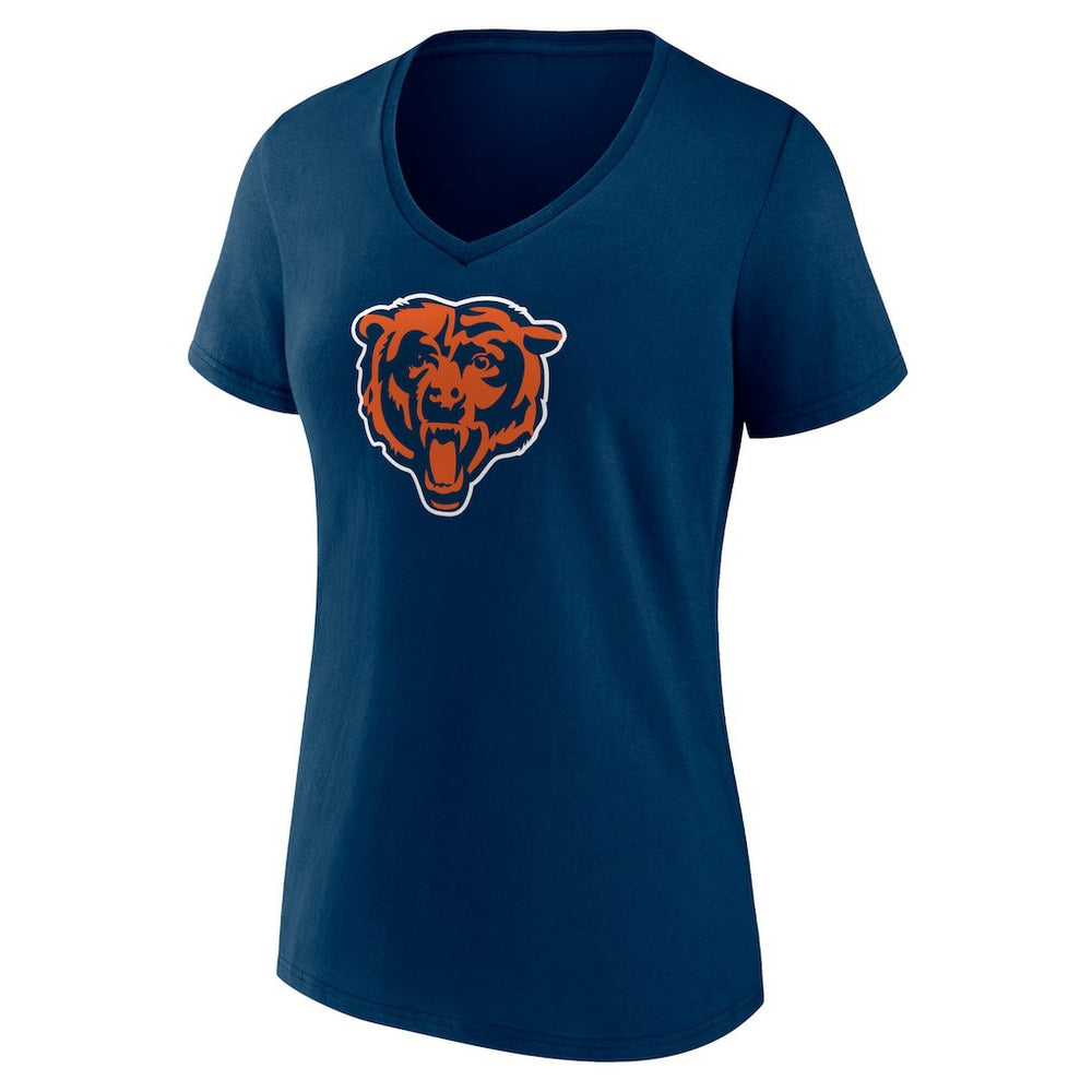 NFL Chicago Bears Women's Primary Team Logo V-Neck T-Shirt