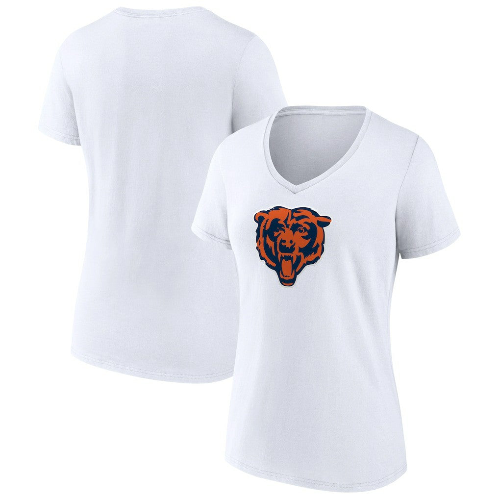 NFL Chicago Bears Women's Primary Team Logo V-Neck T-Shirt
