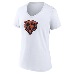 NFL Chicago Bears Women's Primary Team Logo V-Neck T-Shirt