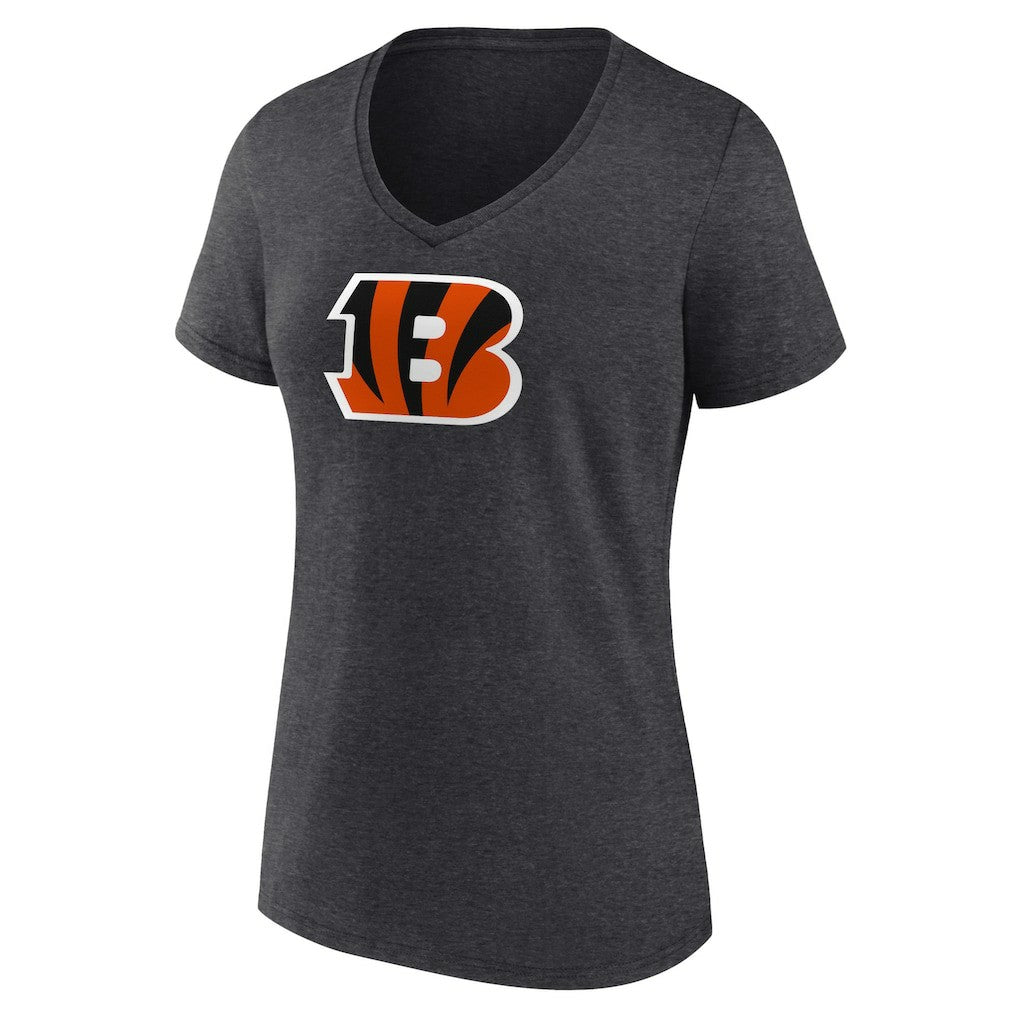 NFL Cincinnati Bengals Women's Primary Team Logo V-Neck T-Shirt