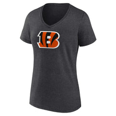 NFL Cincinnati Bengals Women's Primary Team Logo V-Neck T-Shirt