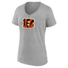NFL Cincinnati Bengals Women's Primary Team Logo V-Neck T-Shirt