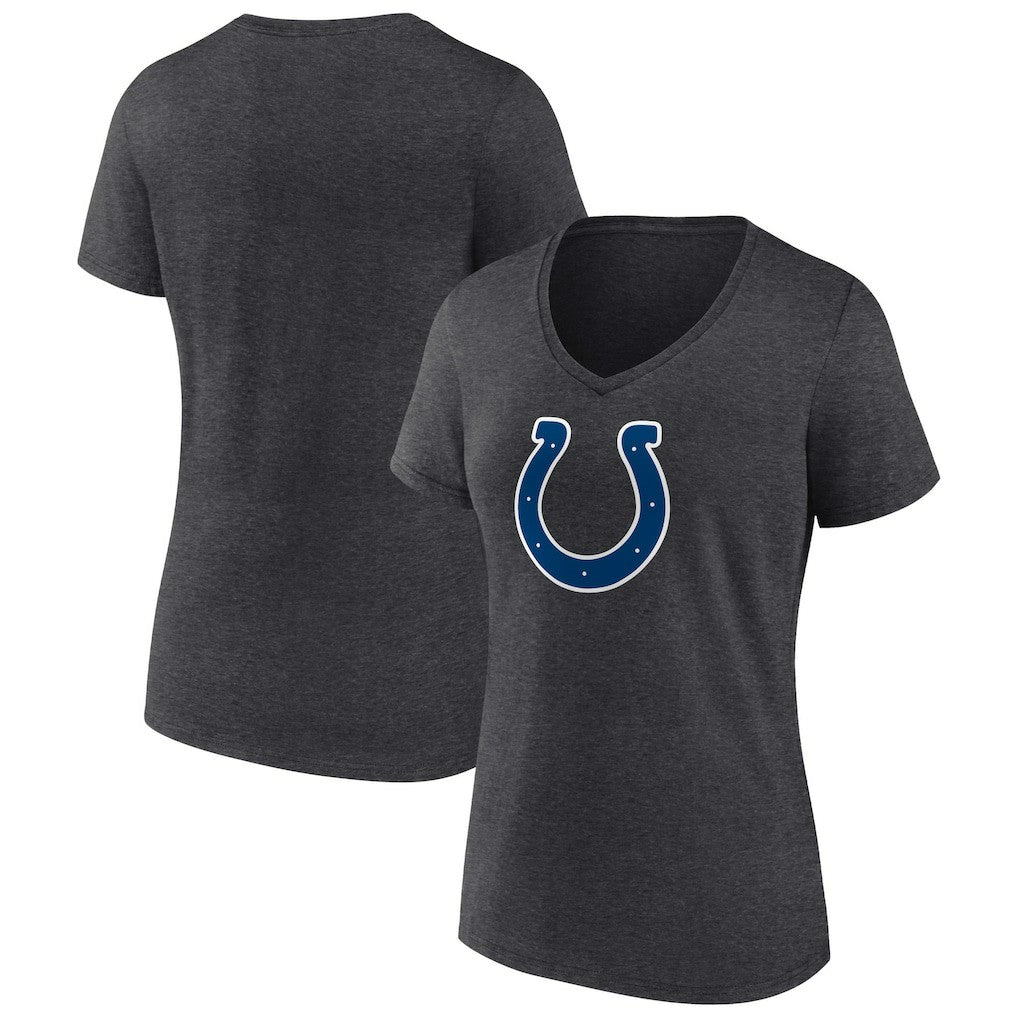 NFL Indianapolis Colts Women's Primary Team Logo V-Neck T-Shirt