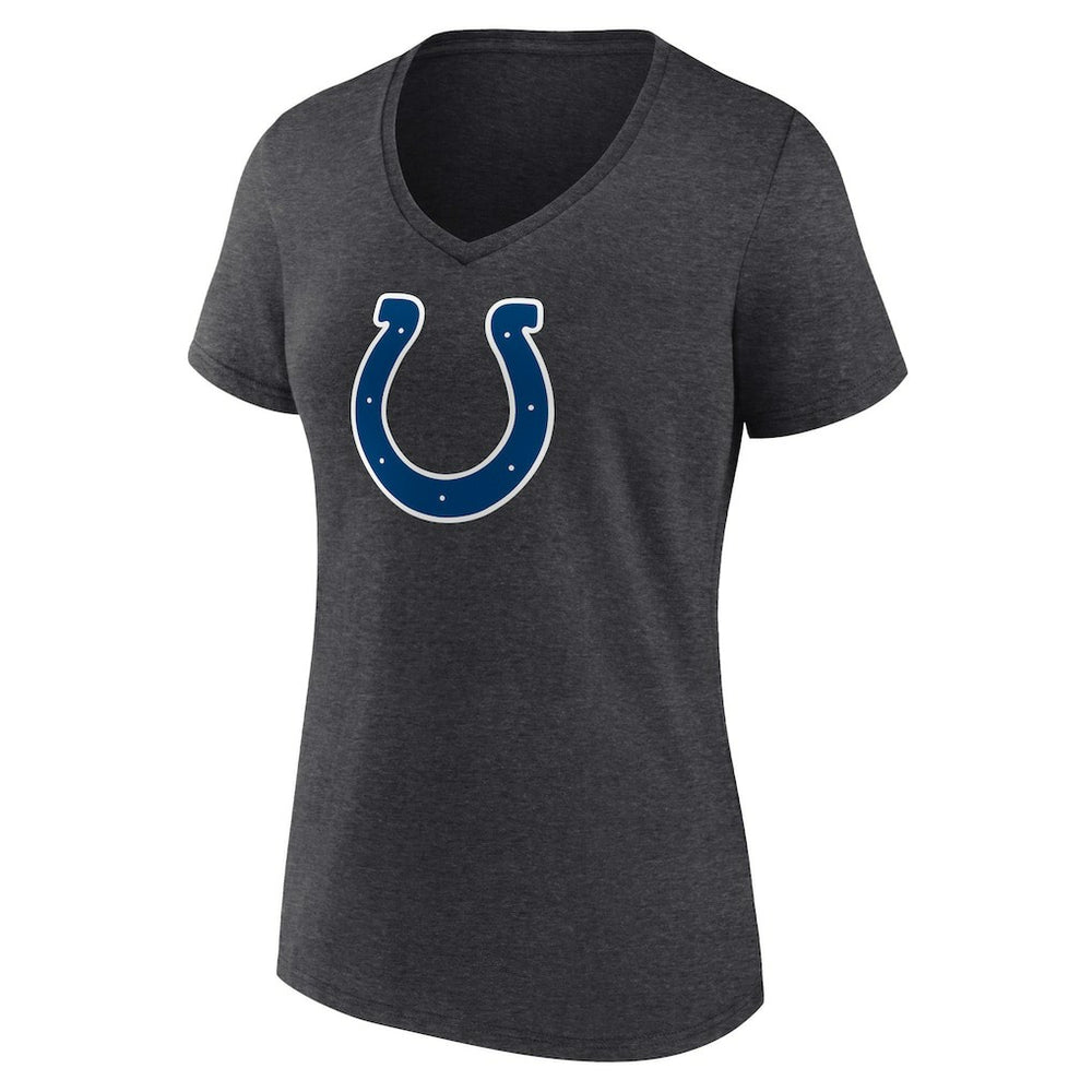 NFL Indianapolis Colts Women's Primary Team Logo V-Neck T-Shirt