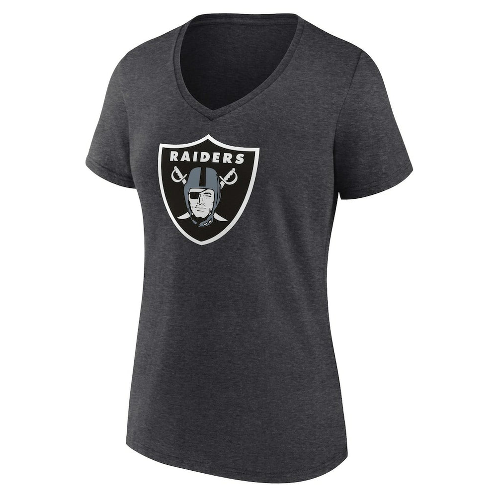 NFL Las Vegas Raiders Women's Primary Team Logo V-Neck T-Shirt