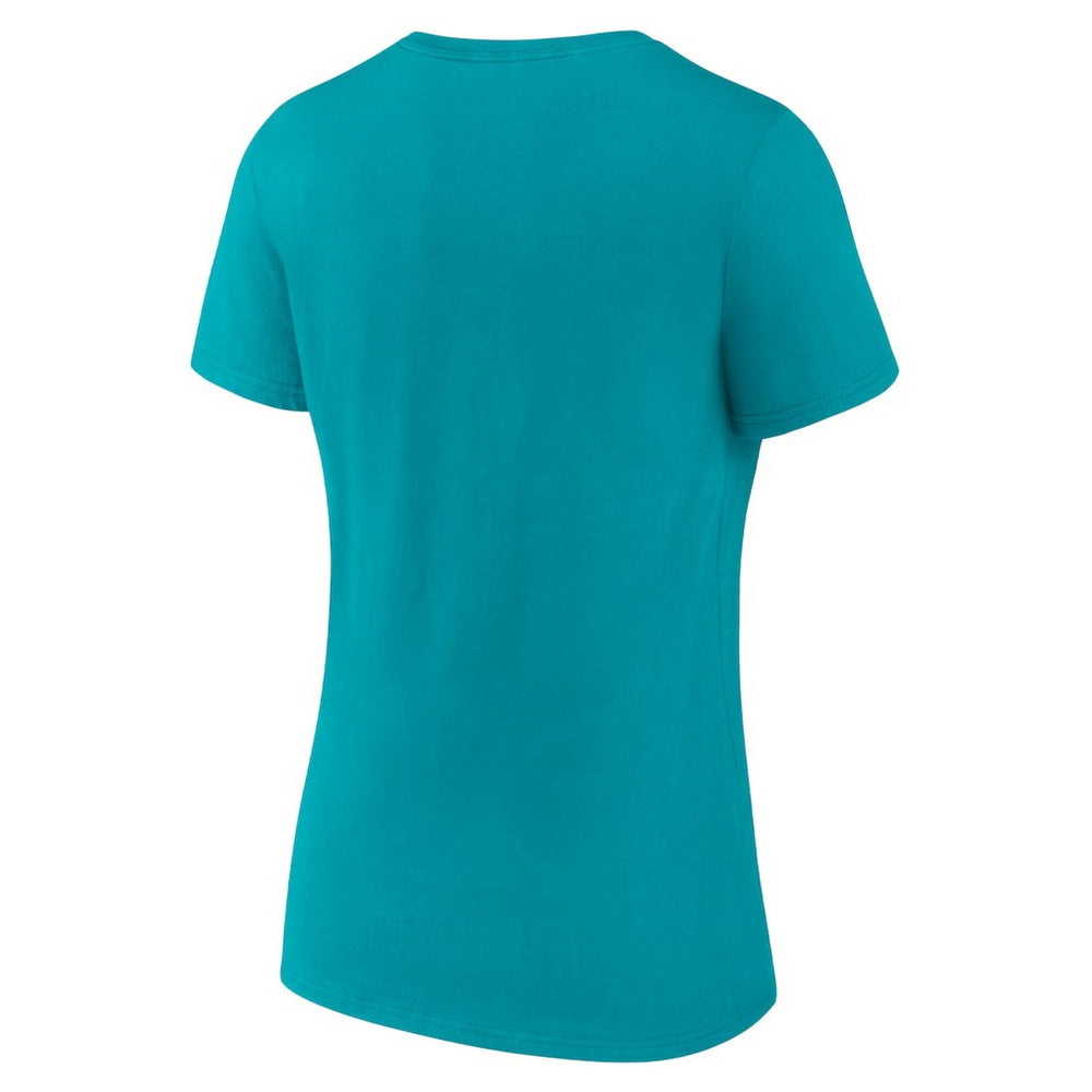 NFL Miami Dolphins Women's Primary Team Logo V-Neck T-Shirt
