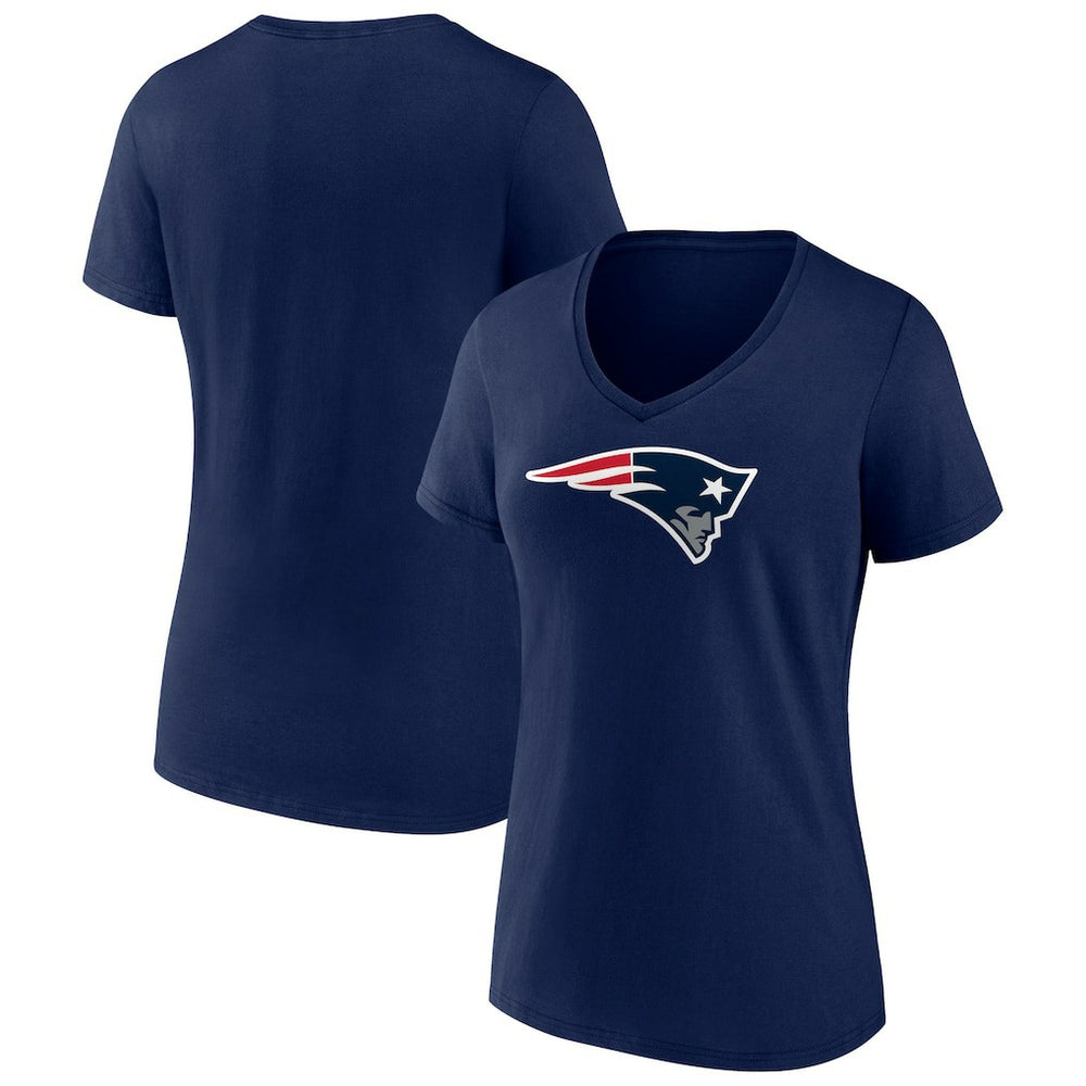NFL New England Patriots Women's Primary Team Logo V-Neck T-Shirt