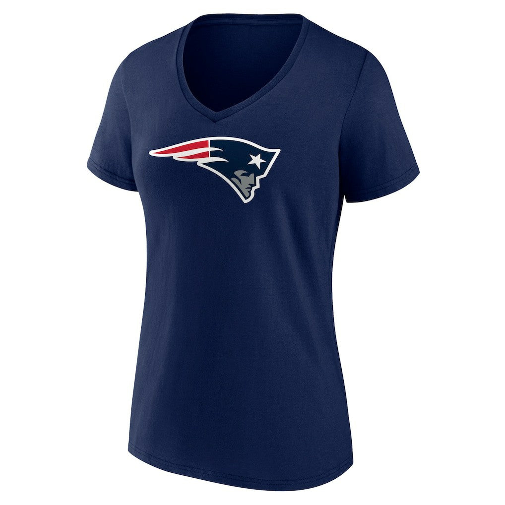 NFL New England Patriots Women's Primary Team Logo V-Neck T-Shirt
