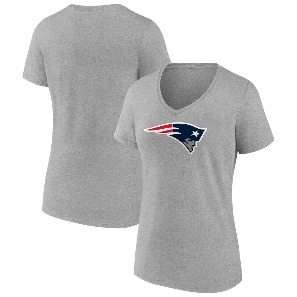 NFL New England Patriots Women's Primary Team Logo V-Neck T-Shirt